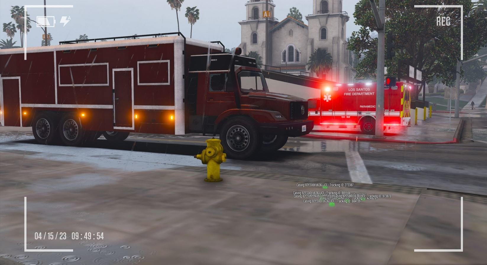 Truck heist gone wrong but the medics are there to save the day!